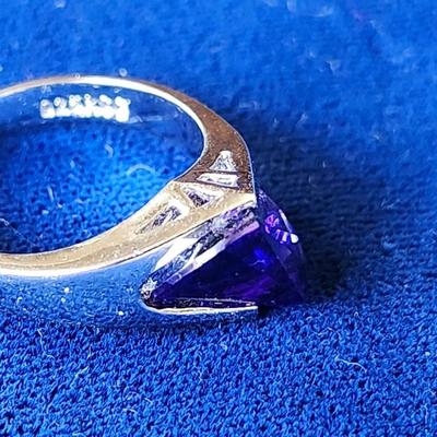 Amethyst Modernist Ring