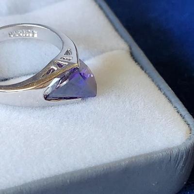 Amethyst Modernist Ring