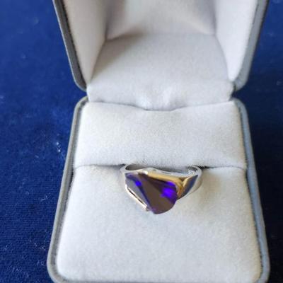 Amethyst Modernist Ring