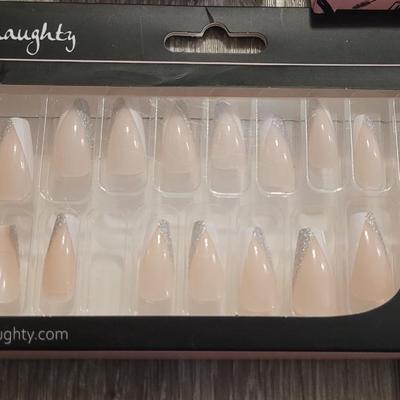 New in the Box Faux Fingernails, Nail Stickers, and Nail Adornment Set