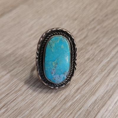 Native American Sterling & Turquoise Ring