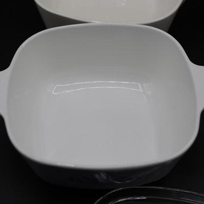 CORNING WARE Casserole Dishes (5)