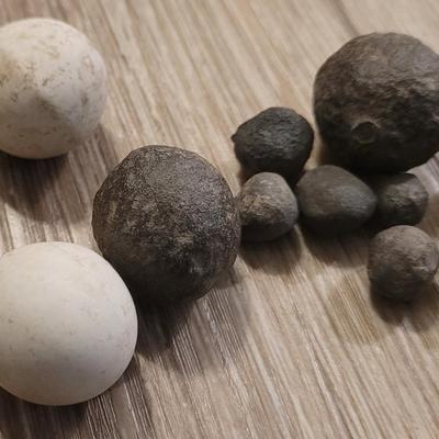 Antique Clay Marbles