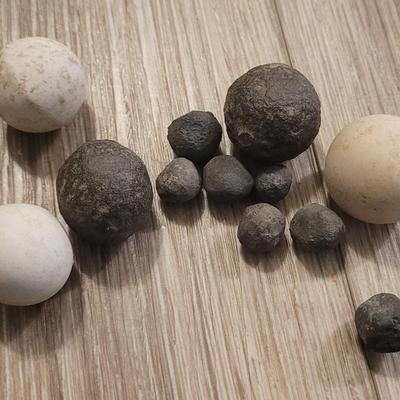 Antique Clay Marbles