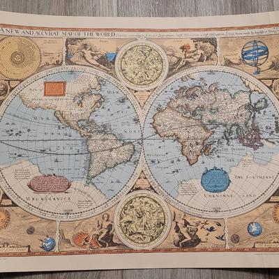 Vintage Repro Map