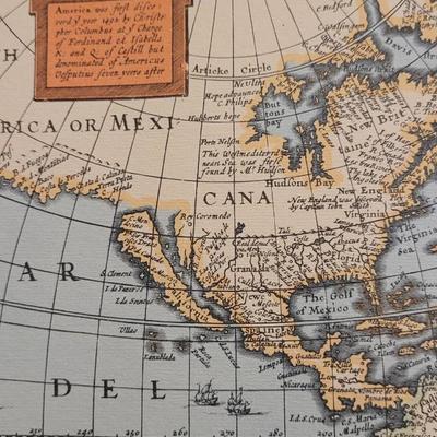 Vintage Repro Map