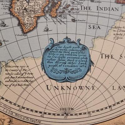 Vintage Repro Map