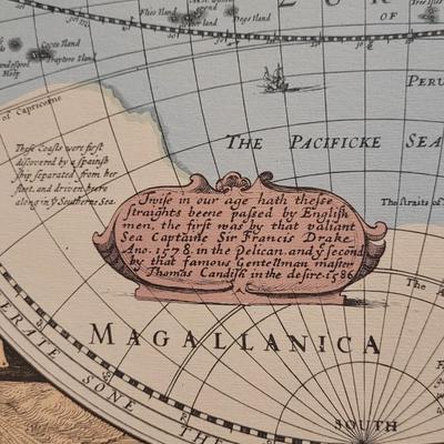 Vintage Repro Map