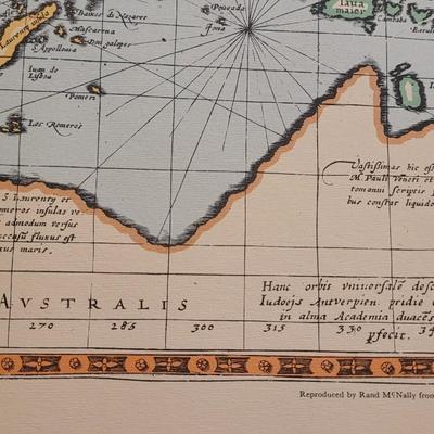 Vintage Repro of a 1589 Map