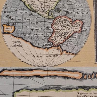 Vintage Repro of a 1589 Map