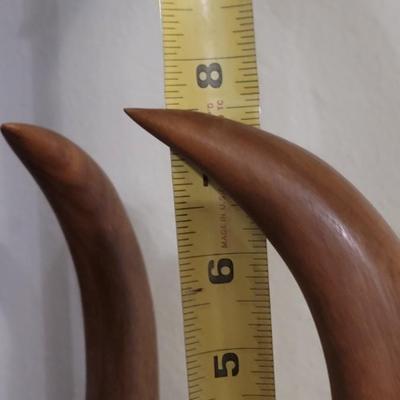 Vintage MCM Walnut Lamps