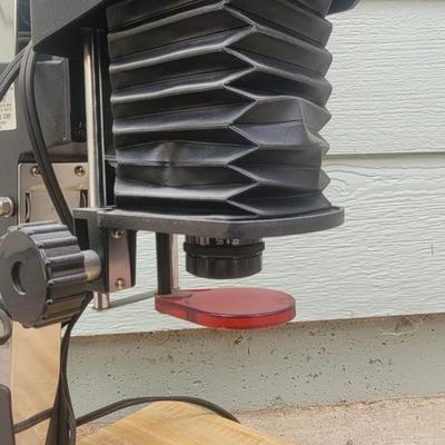 Photo Enlarger and Developing Set Up