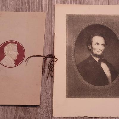 Antique Lincoln Pamphlet & Facsimile of Lincoln's Famous Speeches
