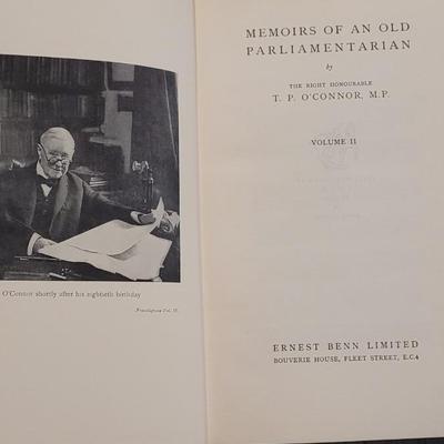 2 Volume Set of "Memoirs of an Old Parliamentarian"