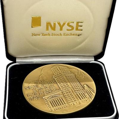 NYSE 2007 Congressional Medal of Honor Society Closing Bell Medallion - Bronze