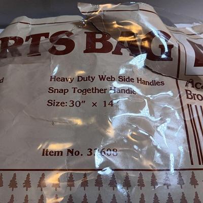 Large sports bag 30" x 14" with a pair of Simmons Binoculars in case
