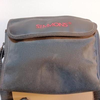 Large sports bag 30" x 14" with a pair of Simmons Binoculars in case