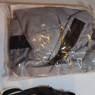 Large sports bag 30" x 14" with a pair of Simmons Binoculars in case