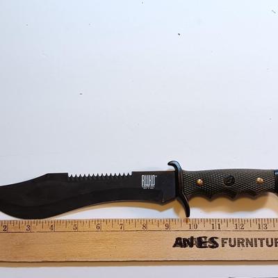 Ruko stainless steel Tactical survival knife with camouflage sheath