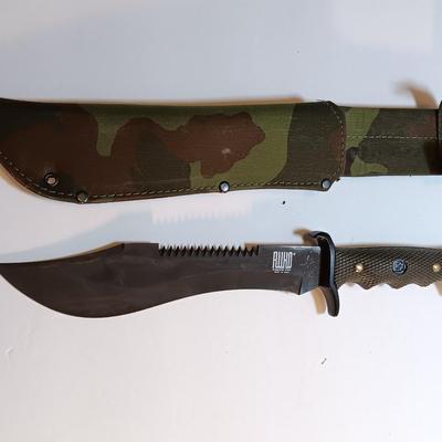 Ruko stainless steel Tactical survival knife with camouflage sheath