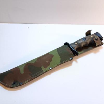 Ruko stainless steel Tactical survival knife with camouflage sheath