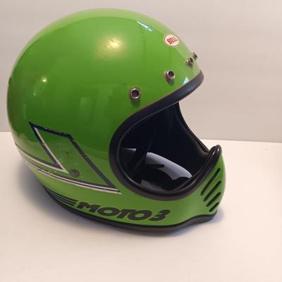 Bell Snell 75 Moto 3 Kawasaki helmet