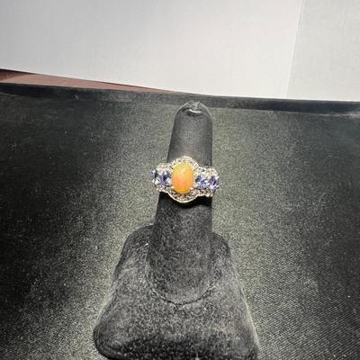 925 Silver Ring with Stones