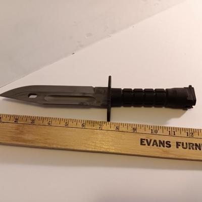 Matrix Airsoft Tactical Rubber Bayonet with Sheath & M4