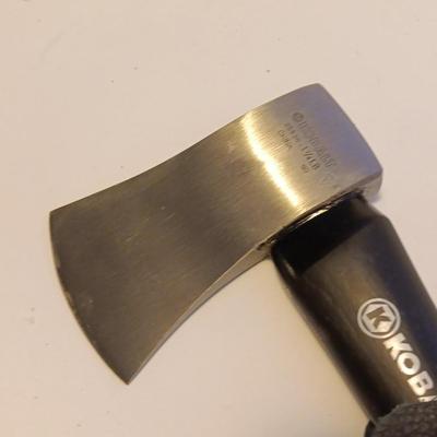 Nice Kobalt Genuine American Hickory handled hatchet with blade cover
