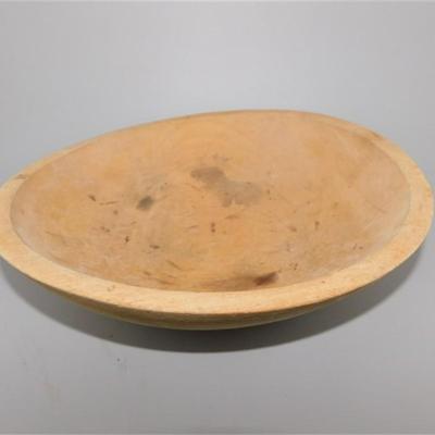 18 10 1/2 Small Wooden Dough Bowl