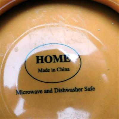 21 11" Gold Ceramic Footed Bowl