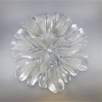 27 13in Mikasa Walther Glass Tulip Centerpiece Wavy Fruit Bowl