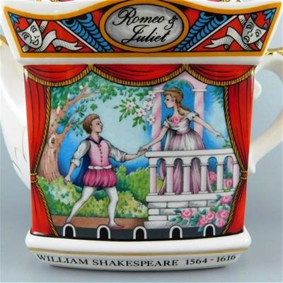28 6" Sadler Romeo and Juliet Teapot