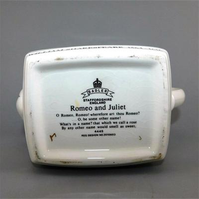 28 6" Sadler Romeo and Juliet Teapot