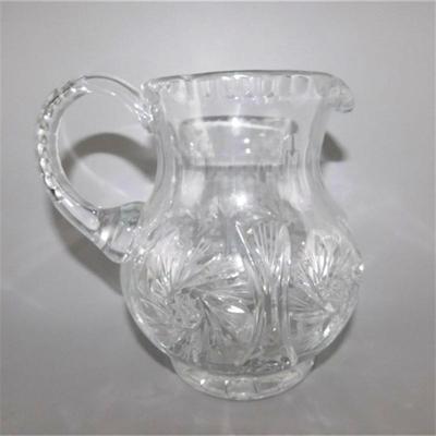 30" 6 1/2 Small Heavy Crystal Pitcher
