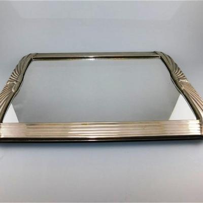 32 14" Silver Vanity Mirror