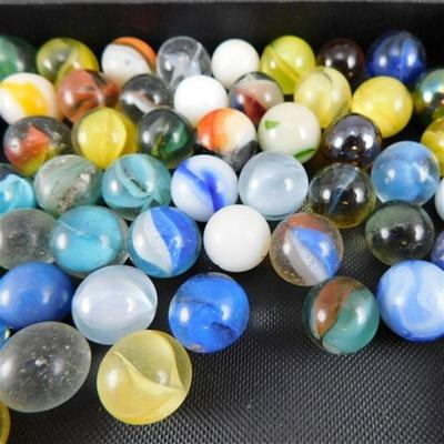 34 Lot of Vintage Marbles