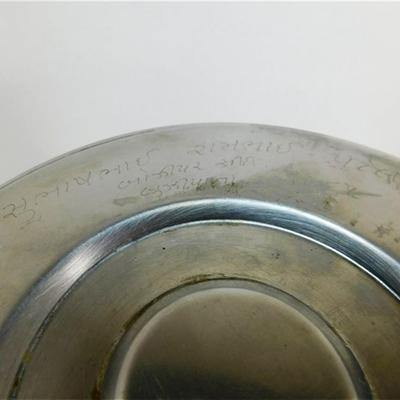 36 Lot 4 Stainless Storage Containers (small engraving on containers)