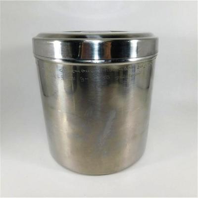 36 Lot 4 Stainless Storage Containers (small engraving on containers)