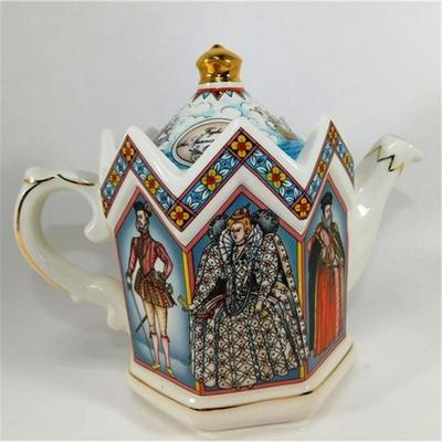 38 6" Sadler Elizabeth I Queen England Teapot