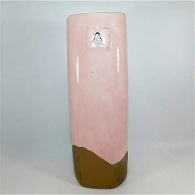 40 12" Pink Wall Pocket / Vase