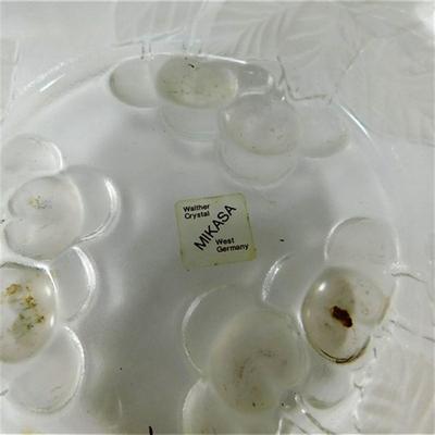 45 15" Vintage Mikasa Arabella Crystal Fruit Bowl