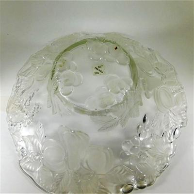 45 15" Vintage Mikasa Arabella Crystal Fruit Bowl