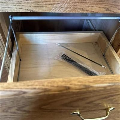 Large Oak (real wood) Filing Cabinet