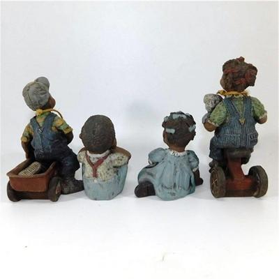 47 5" Sarah's Attic Lot of 4 Children Statues