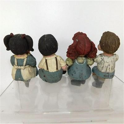 48 4" Sarah's Attic Lot of 4 Shelf Sitting Statues