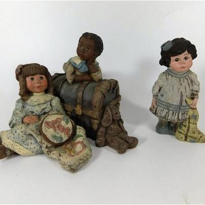 49 3 1/4" Sarah's Attic Lot of 5 - Children and Extras