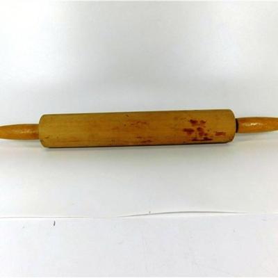 56 17" (with handles) Wooden Rolling Pin