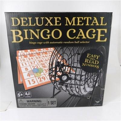 69 Deluxe Metal Bingo Cage Complete Set