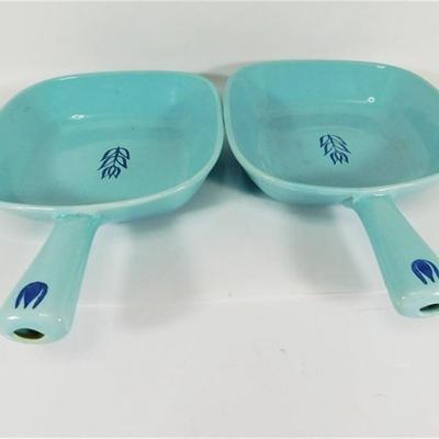 70 Lot of 2 Blue Tulip Cronin Ovenware Dishes